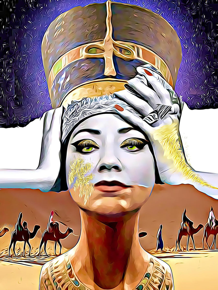 NEFROTIDI Feminist digital_art by Kat Trevino Loupe, Inc