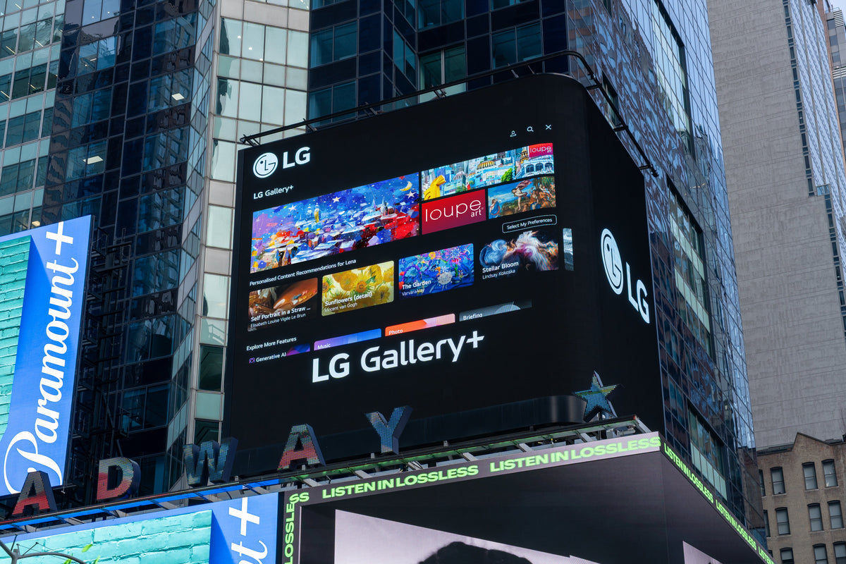 gallery Images High Quality Grahic From Times Square to Your Living Room with LG Gallery+ – Loupe, Inc